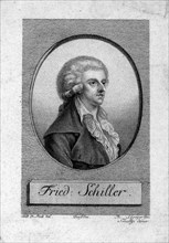 Portrait of Friedrich von Schiller (1759-1805). Artist: Stock, Dora (1759-1832)