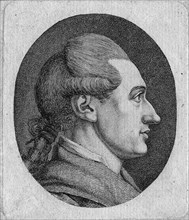 Portrait of the author Johann Wolfgang von Goethe (1749-1832). Artist: Stock, Dora (1759-1832)