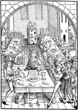 Illustration to the book Schatzkammer, 1490-1491. Artist: Wolgemut, Michael (1434-1519)