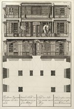 Kunstkammer (From: The building of the Imperial Academy of Sciences), 1741. Artist: Wortmann, Christian Albrecht (1680-1760)