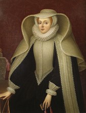 Elizabeth, Lady Hoby, née Elizabeth Cooke (1528-1609), Late 18th cent.. Artist: Bone, Henry (1755-1834)