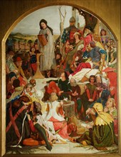 Chaucer at the Court of Edward III, 1847-1852. Artist: Brown, Ford Madox (1821-1893)