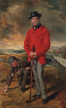 Portrait of John Whyte-Melville, of Bennochy and Strathkinness (1797-1883). Artist: Grant, Sir Francis (1803-1878)