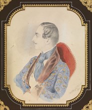Portrait of Ilya Mikhaylovich Miklashevsky, 1844. Artist: Wright, Thomas (1792-1849)