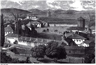 View of Bakhchisaray, ca 1845. Artist: 19244, James (active Mid of 19th cen.)