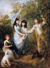 The Marsham Children, 1787. Artist: Gainsborough, Thomas (1727-1788)