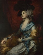 Portrait of Sarah Siddons, 1785. Artist: Gainsborough, Thomas (1727-1788)