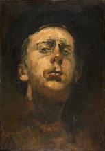Self-portrait with Pince-nez, c. 1882. Artist: Breitner, George Hendrik (1857-1923)