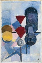 Composition II (Still Life), 1916. Artist: Doesburg, Theo van (1883-1931)