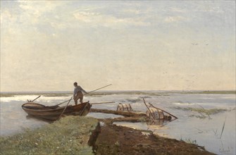 Polder Landscape, 1880s. Artist: Gabriël, Paul Joseph Constantin (1828-1903)