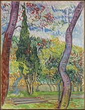 Parc de l'hôpital Saint-Paul, 1889. Artist: Gogh, Vincent, van (1853-1890)