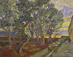 The garden of Saint Paul's Hospital, 1889. Artist: Gogh, Vincent, van (1853-1890)