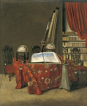 Corner of a Library, 1711. Artist: Heyden, Jan, van der (1637-1712)
