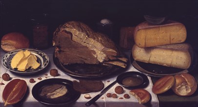 Breakfast, 1615-1620. Artist: Schooten, Floris, van (ca. 1590-after 1655)