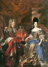 Johann Wilhelm II, Elector Palatine and Duchess Anna Maria Luisa de? Medici, 1708. Artist: Douven, Jan Frans van (1656-1727)