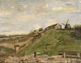 The hill of Montmartre with stone quarry, 1886. Artist: Gogh, Vincent, van (1853-1890)