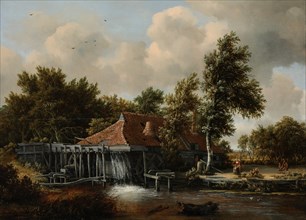 A Watermill, ca 1665. Artist: Hobbema, Meindert (1638-1709)