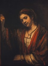 Portrait of Hendrickje Stoffels, c. 1656. Artist: Rembrandt van Rhijn (1606-1669)