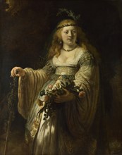 Saskia van Uylenburgh in Arcadian Costume, 1635. Artist: Rembrandt van Rhijn (1606-1669)