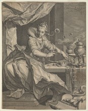 Allegory of Wealth and Luxury, 1611. Artist: Swanenburgh, Willem van (1582-1616)