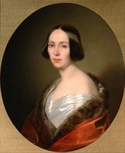 Portrait of Countess Luise Trofimovna Golitsyna (1810-1887), née Baranova, Early 1840s. Artist: Kozina, Sándor (1808-1873)
