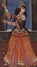 Dancing Girl with Castanets, Early 19th cen.. Artist: Iranian master