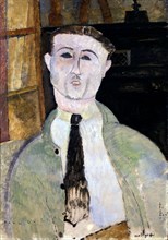 Portrait of Paul Guillaume (1891-1934), 1915. Artist: Modigliani, Amedeo (1884-1920)