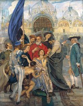 The Venetian Painters, 1937. Artist: Tito, Ettore (1859-1941)