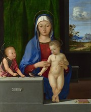 The Virgin and Child with Saint John, c. 1510. Artist: Antonio de Solario (active 1502-1518)