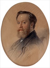Portrait of the marshal of the nobility V.Y. Tulinov, 1868. Artist: Belloli, Andrei (1820-1881)
