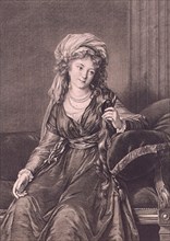 Portrait of Countess Yekaterina Skavronskaya, née von Engelhardt (1761-1829), 1791. Artist: Morghen, Guglielmo (1758-1833)
