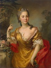 Portrait of Countess Anna Alexandrovna Chernyshova, 1764. Artist: Torelli, Stefano (1712-1784)