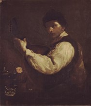 The Luteplayer. Artist: Crespi, Giuseppe Maria (1665-1747)