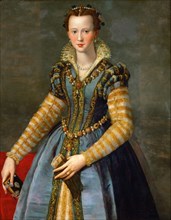 Portrait of Maria de' Medici (1540?1557), ca 1555. Artist: Allori, Alessandro (1535-1607)