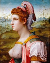 Sibyl, 1525-1550. Artist: Bacchiacca, Francesco (1494-1557)