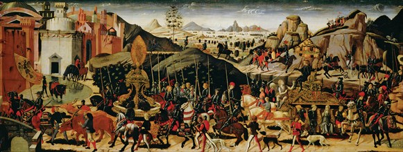 The Triumph of Camillus, ca 1470-1475. Artist: Biagio d'Antonio, (Tucci) (1446-1516)