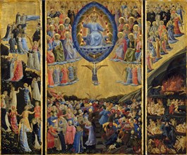 The Last Judgment (Winged Altar), Early 15th cen.. Artist: Angelico, Fra Giovanni, da Fiesole (ca. 1400-1455)