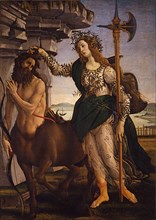 Pallas Athena and the Centaur, 1482. Artist: Botticelli, Sandro (1445-1510)