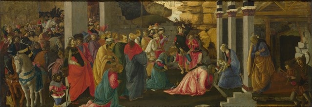 The Adoration of the Kings, ca 1470. Artist: Botticelli, Sandro (1445-1510)