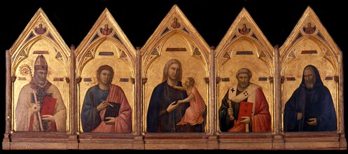 Badia Polyptych, ca 1301-1302. Artist: Giotto di Bondone (1266-1377)