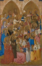 Adoring Saints (from the San Pier Maggiore Altarpiece), 1371. Artist: Jacopo di Cione (active 1365-1400)