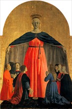 Madonna della Misericordia (Madonna of Mercy), ca 1460. Artist: Piero della Francesca (ca 1415-1492)