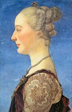 Portrait of a Young Woman, 1475. Artist: Pollaiuolo, Antonio (ca 1431-1498)