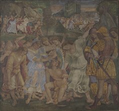 The Triumph of Chastity: Love Disarmed and Bound (Frescoes from Palazzo del Magnifico, Siena), 1509. Artist: Signorelli, Luca (ca 1441-1523)