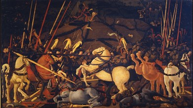 The Battle of San Romano, c. 1440. Artist: Uccello, Paolo (1397-1475)