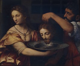 Salome receives the Head of John the Baptist. Artist: Luini, Bernardino (ca. 1480-1532)