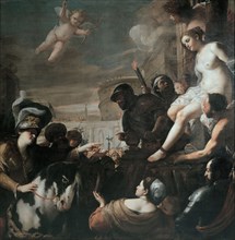 Clorinda rescues Olindo and Sophronia, 1645. Artist: Preti, Mattia (1613-1699)