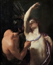 Daedalus and Icarus, c. 1645. Artist: Sacchi, Andrea (1599-1661)