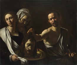 Salome receives the Head of John the Baptist, c. 1608-1610. Artist: Caravaggio, Michelangelo (1571-1610)