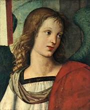 Head of an Angel, c. 1500. Artist: Raphael (1483-1520)